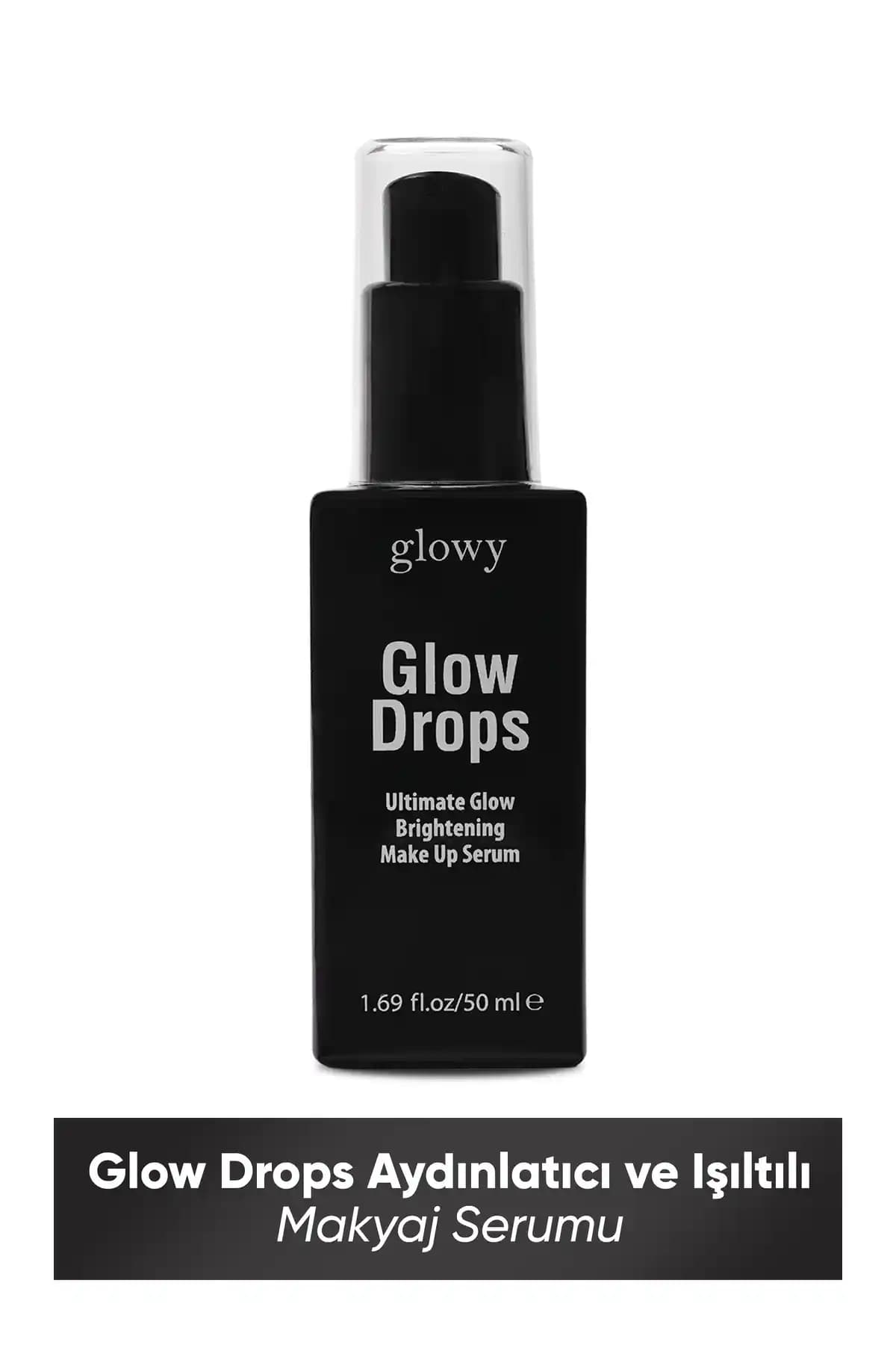 GLOWY Glow Drops: Parlak, Sağlıklı ve Nemli Cilt İçin Çok Yönlü Makyaj Serumu