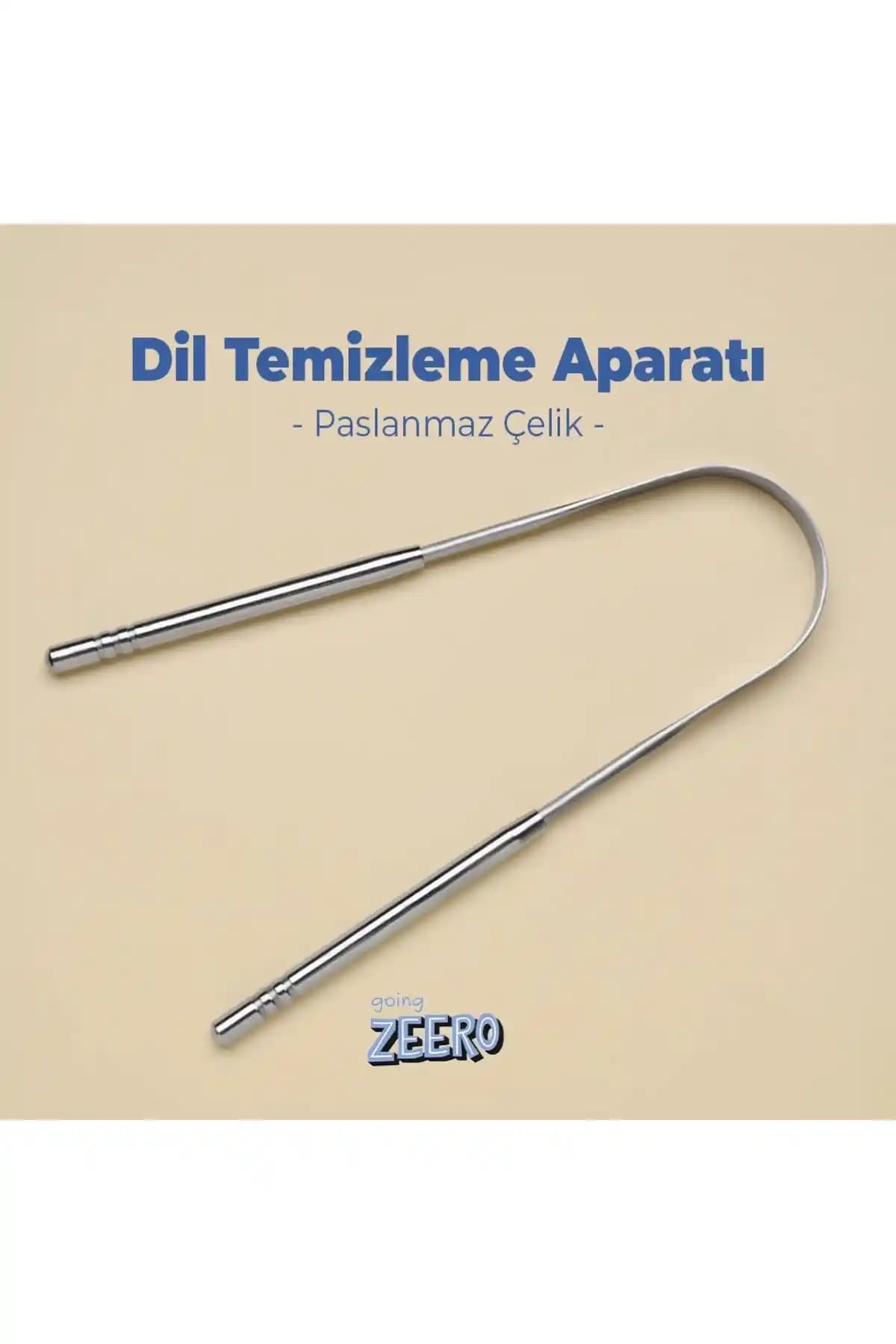 Going Zeero Dil Temizleme Aparatı Paslanmaz Çelik ile Etkili Ağız Hijyeni Sağlar