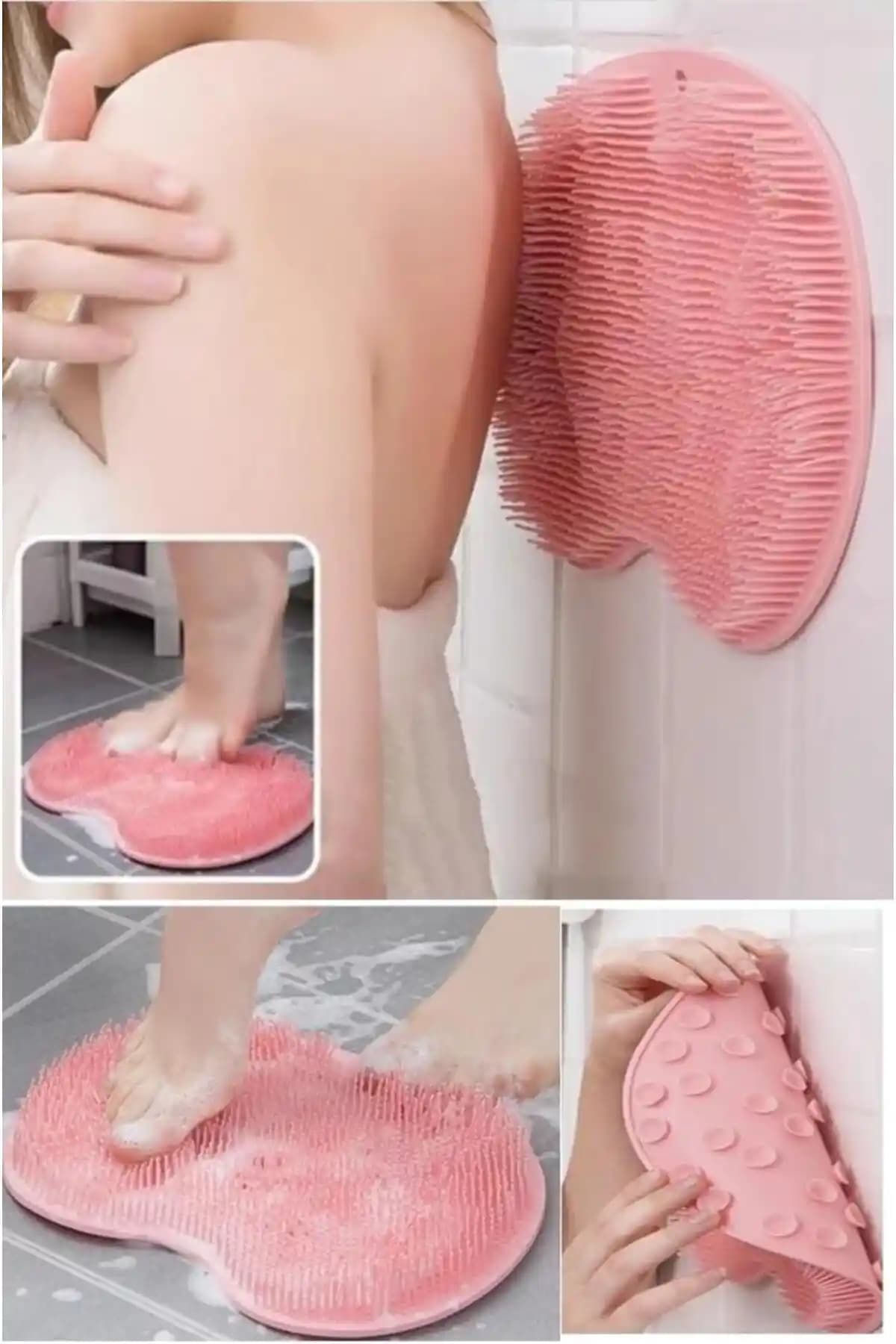 Hayveys Vantuzlu Silikon Banyo Fırçası ile Hijyen ve Konforu Artırın