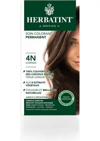 Herbatint Kalıcı Bitkisel Saç Boyası Chestnut 4N ile Doğal ve Uzun Süreli Renk Sağlar