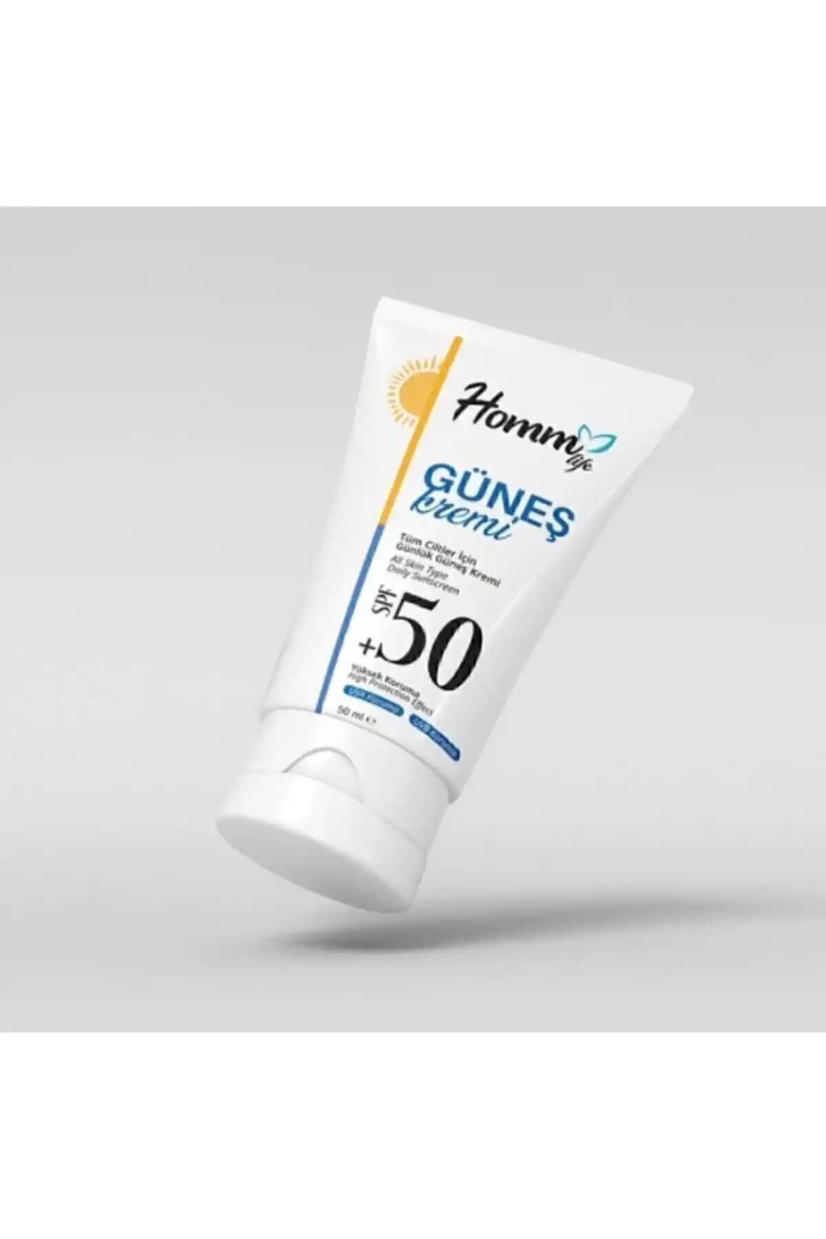 Homm Life Güneş Kremi SPF 50 ile Güçlü ve Doğal Güneş Koruma Çözümü