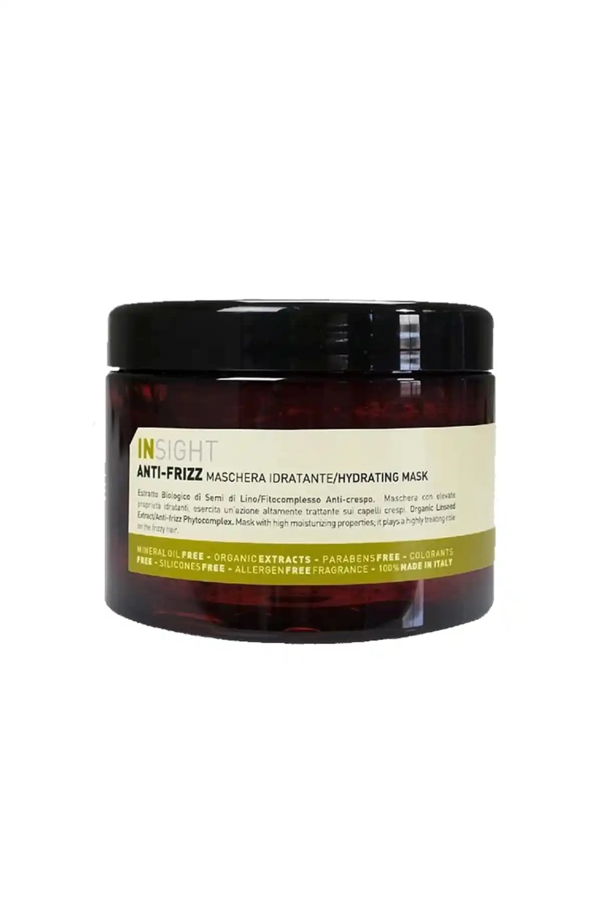 Insight Hydrating Mask 500 ml: Kuru ve Kabarmış Saçlar İçin Güçlü Nem ve Parlaklık Sağlayan Ürün