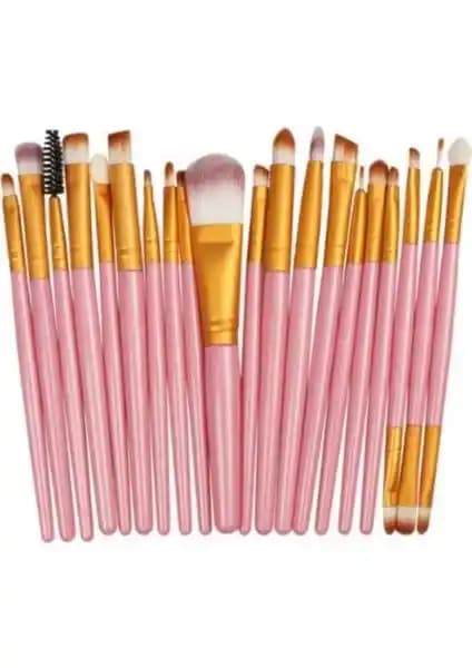 İzla 20'li Profesyonel Yu<muş>ak Makyaj Fırça Seti: Estetik ve İşlevselliğin Buluşması