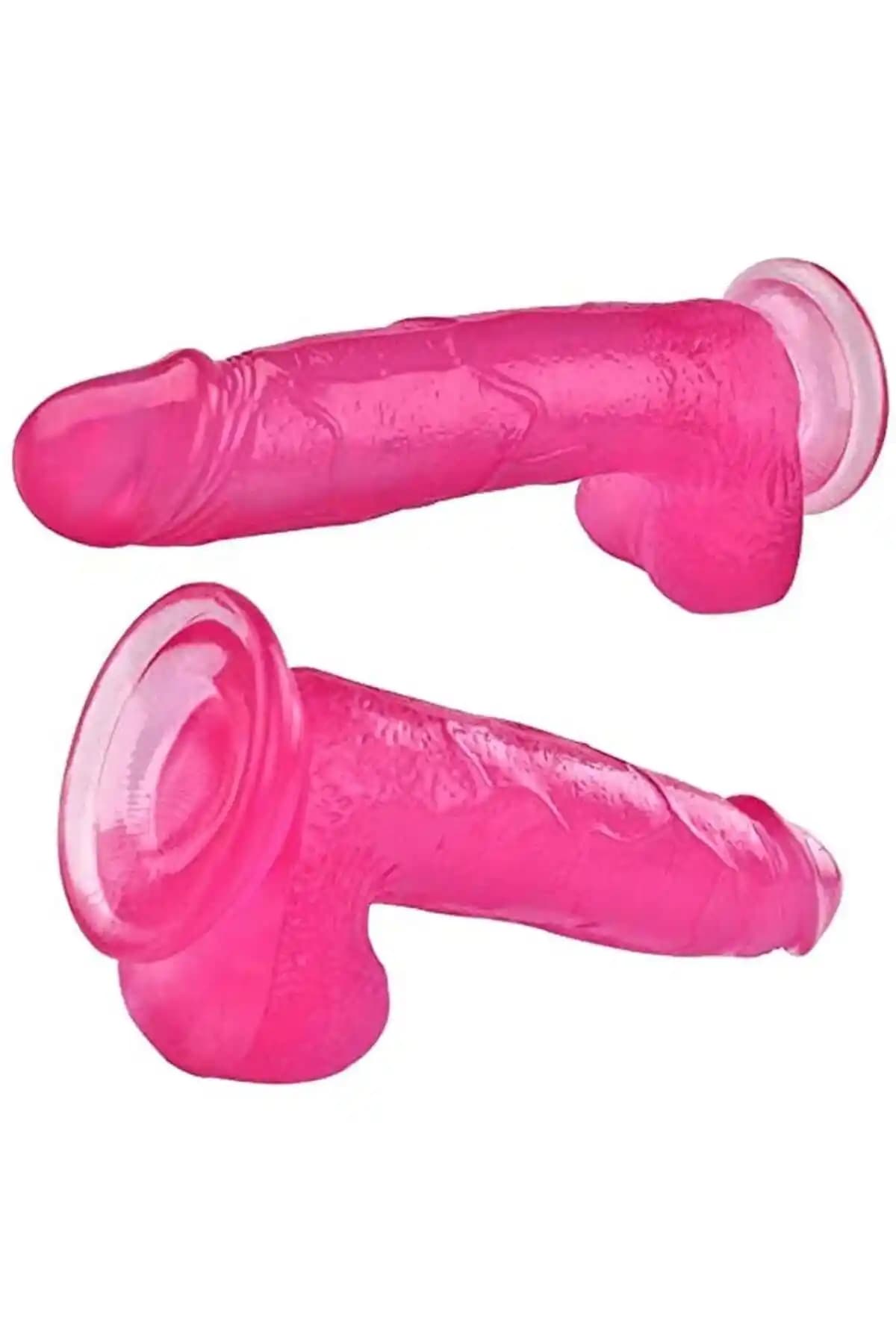 Joytoy Pembe Jel Dildo Güvenli ve Ergonomik Tasarımıyla Yetişkinler İçin Uygun Seçenek