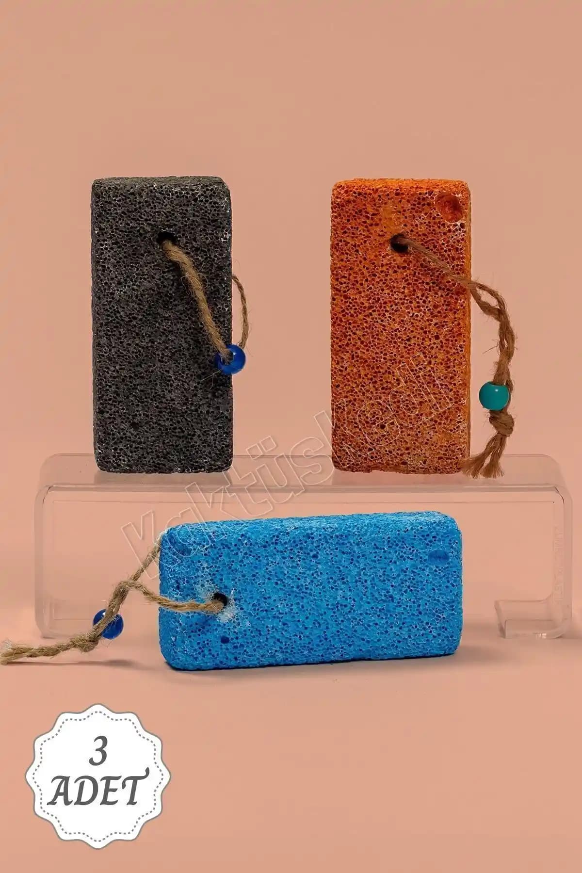 KaktüsKedi 3 Adet Ponza Taşı Seti ile Doğal ve Etkili Ayak Bakımı Çözümü