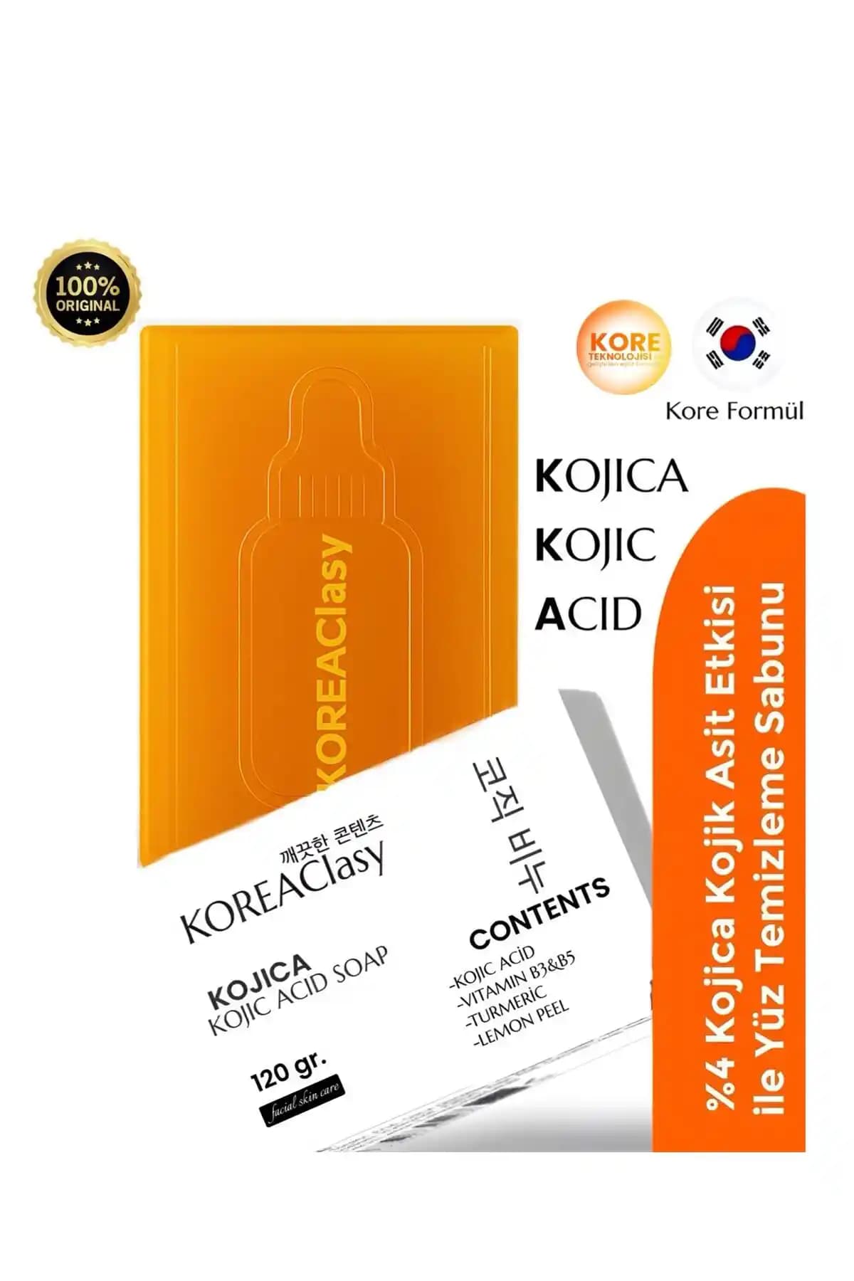 KOREAClasy Kojica Kojic Asit Sabunu: Doğal ve Etkili Cilt Aydınlatıcı Çözüm