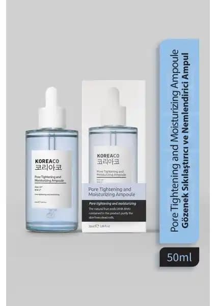 Koreaco Mavi Aha & BHA Ampoule Cilt Canlandırıcı ve Nemlendirici Serum Özellikleri