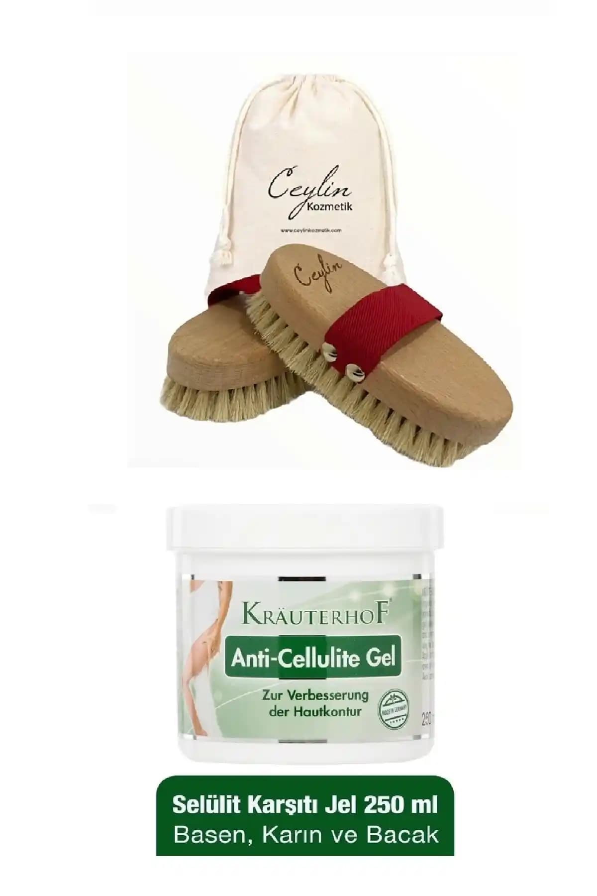 Krauterhof Ceylin Selülit Karşıtı Doğal At Kılı Fırçası ve Anti-cellulite Jel Ürün Tanıtımı ve Kullanım Rehberi