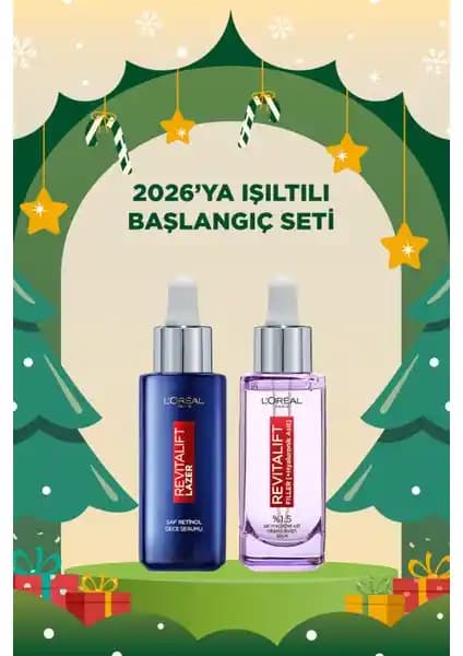 L'Oréal Paris Revitalift Filler ve Retinol Gece Serumu Seti: Cilt Yenileme ve Gençleştirme Çözümleri