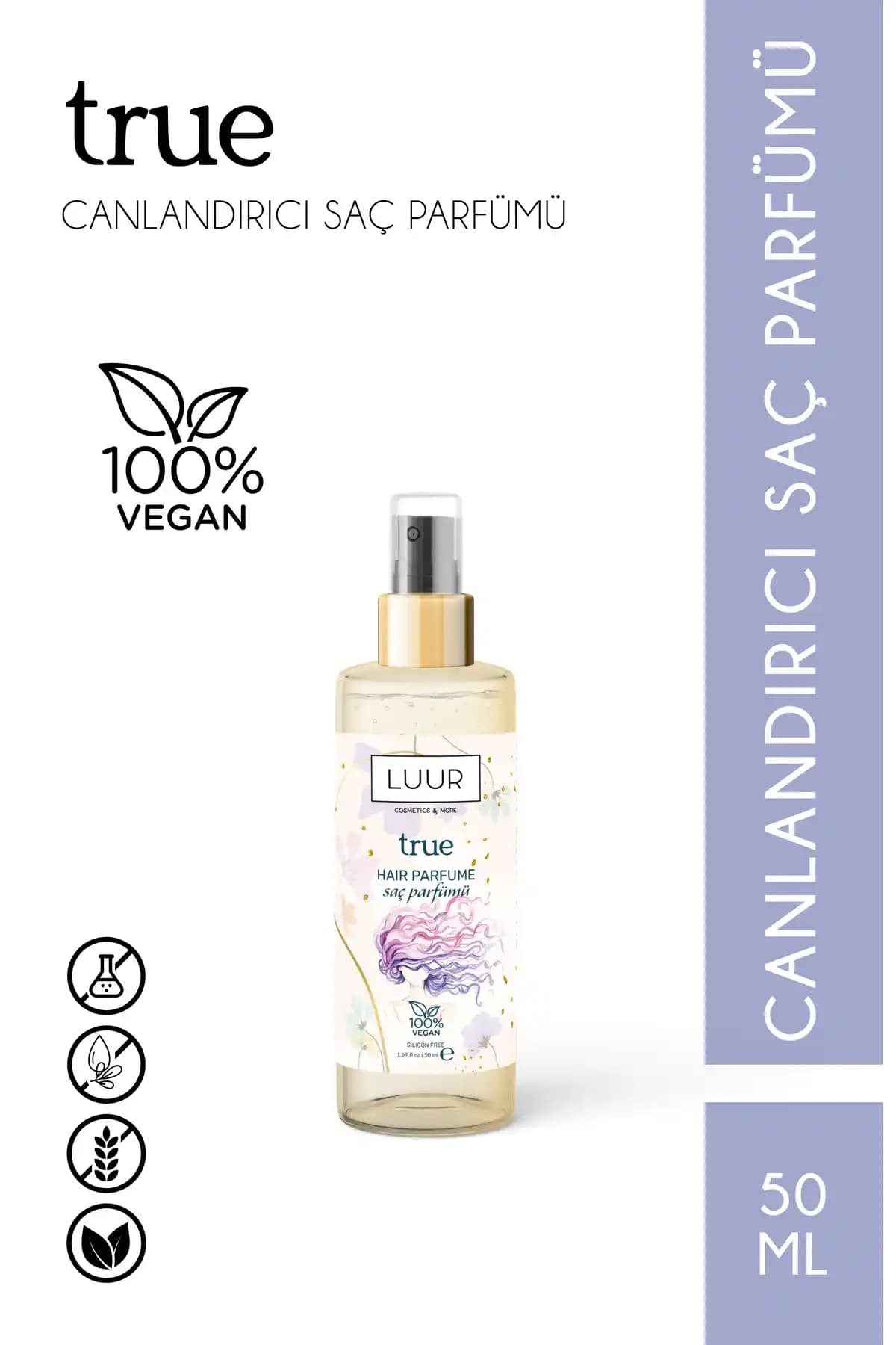 LUUR COSMETICS & MORE True Saç Parfümü: Hacim ve Kalıcı Koku Sağlayan Pratik Ürün