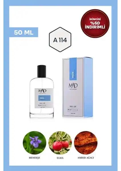 Mad A114 Seçmeli Erkek Parfümü: Şıklık ve Zarafetin Modern Simgesi