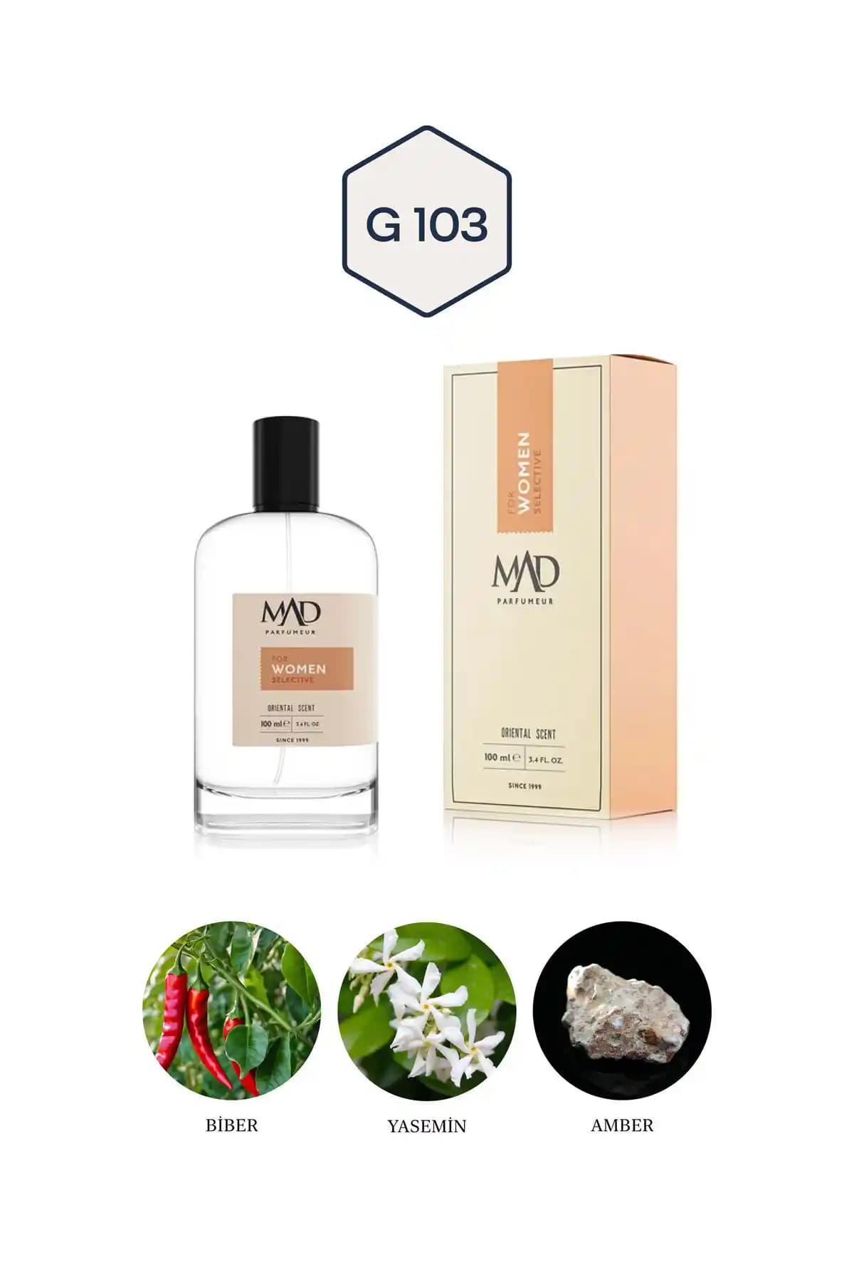 Mad G103 Selective Kadın Parfümü Zarafet ve Kalıcılığı Bir Arada Sunar