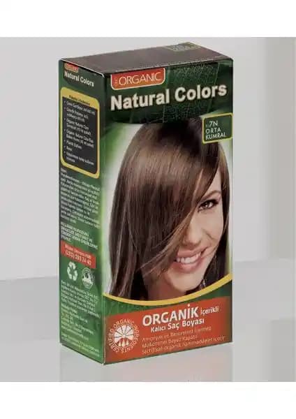 Natural Colors 7N Orta Kumral Organik Saç Boyası: Doğal ve Güvenilir Renk Seçeneği