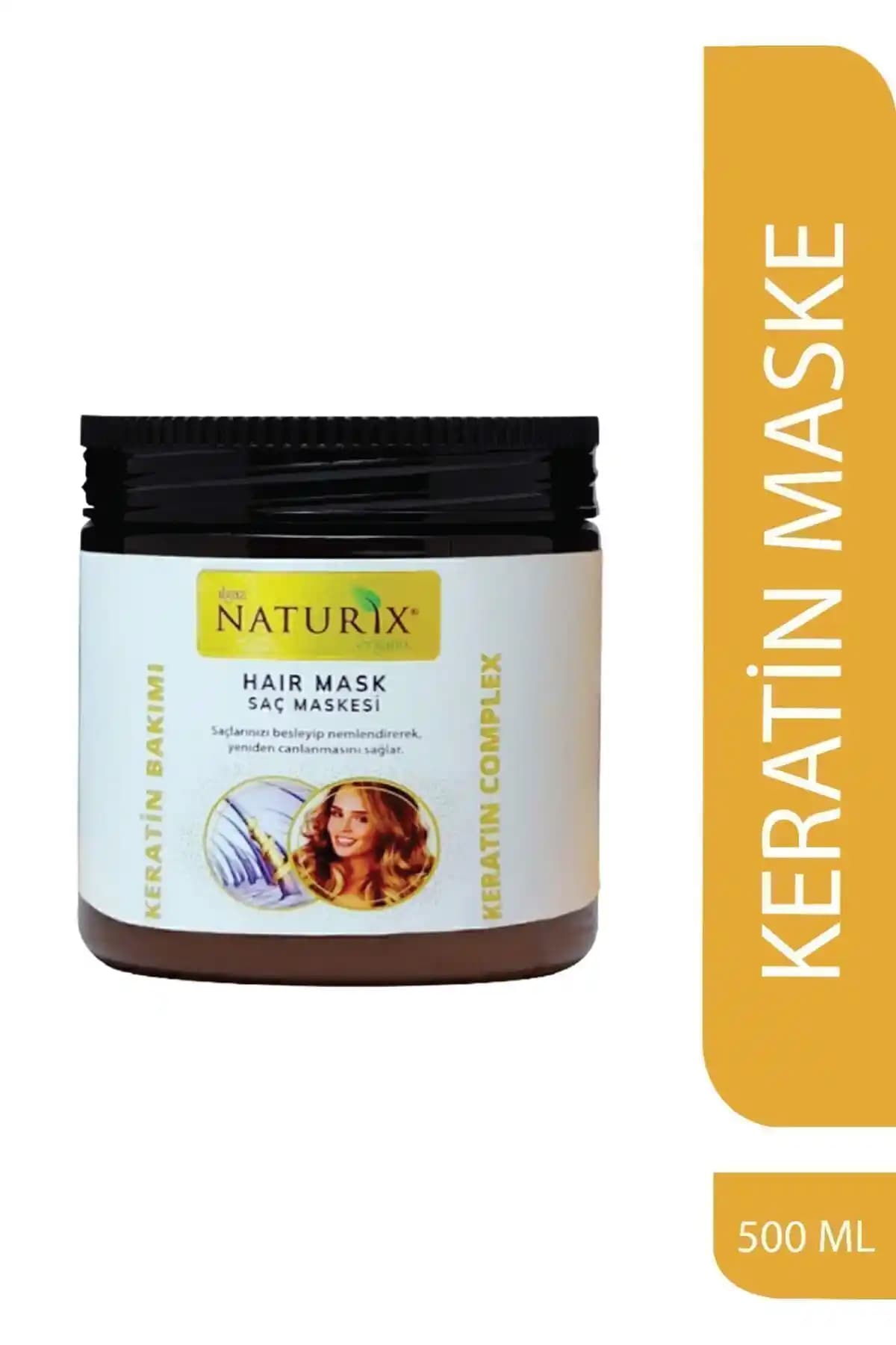 Naturix Keratin Bakımı Saç Maskesi: Doğal ve Güçlü Saçlar İçin Etkili Çözüm