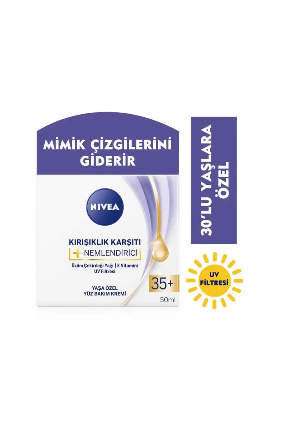 NIVEA 35+ Yaşa Özel Kırışıklık Karşıtı Nemlendirici Yüz Kremi Ürün Özellikleri ve Kullanım Rehberi