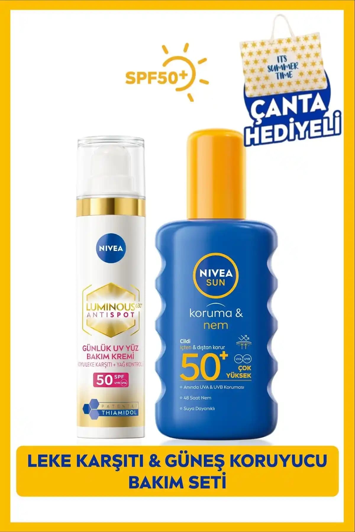 NIVEA Sun SPF50 Güneş Koruyucu ve Leke Karşıtı Bakım Ürünleri Detaylı İnceleme ve Kullanım Rehberi