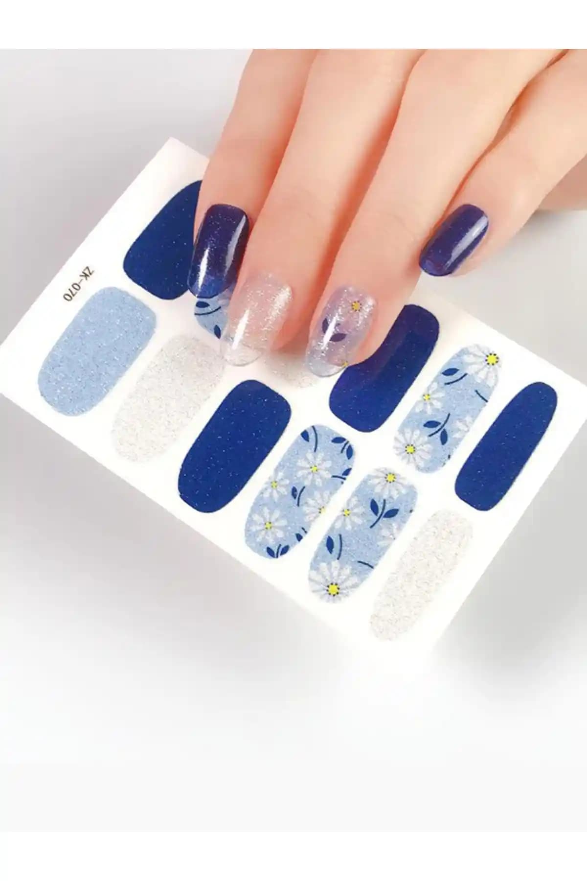 Ocean Tırnak Oje Sticker Seti: Kolay ve Şık Pratik Nail Art Çözümü