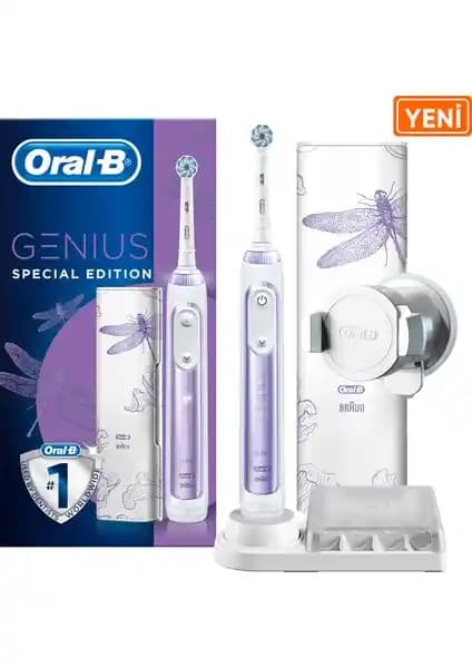 Oral-B Genius Dragonfly Orchid Purple Elektrikli Diş Fırçası Modern Ağız Bakımı İçin