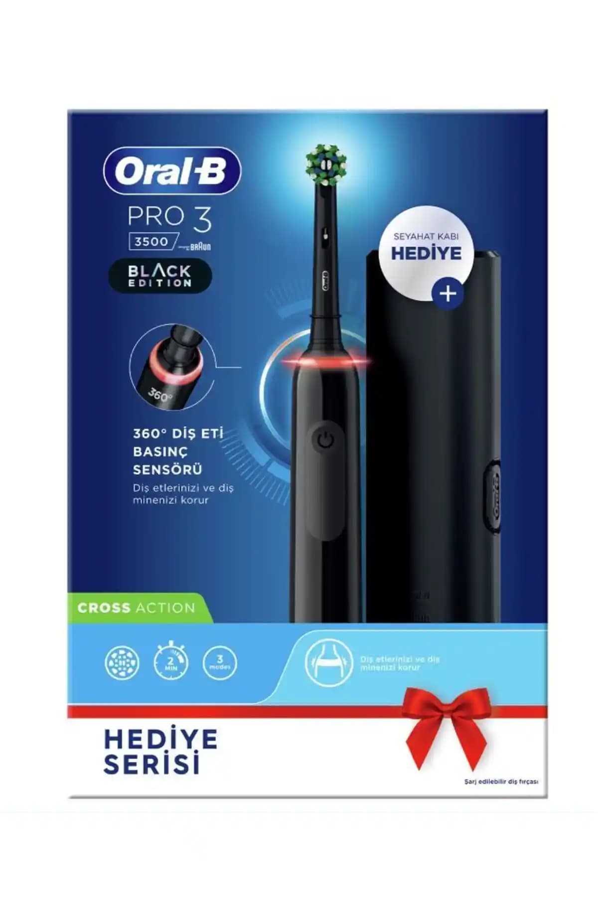 Oral-B Pro 3500 Şarj Edilebilir Diş Fırçası: Gelişmiş Temizlik ve Kullanım Kolaylığı