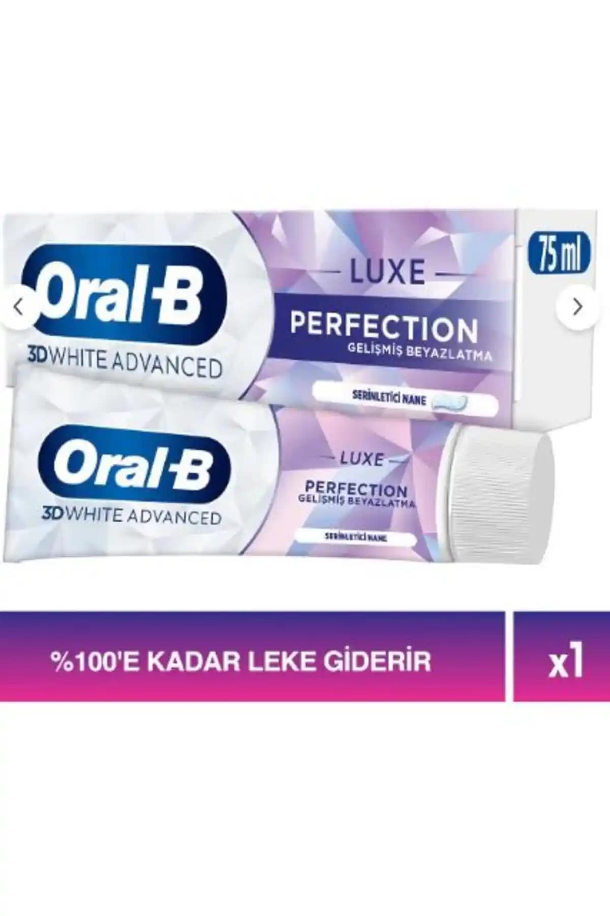 Oral-B Pro 3D White Advanced Luxe Perfection Diş Macunu: Beyazlatıcı ve Güvenilir Ağız Bakımı Ürünü
