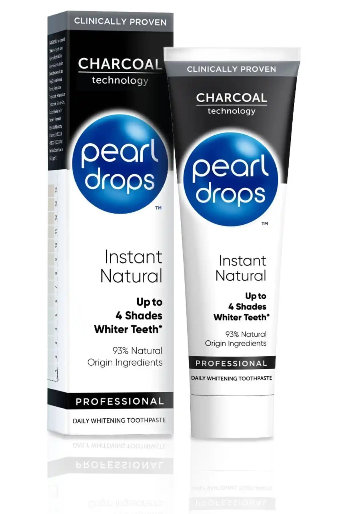 Pearl Drops Instant-Kömür ile Doğal ve Klinik Onaylı Beyazlatıcı Diş Macunu Özellikleri