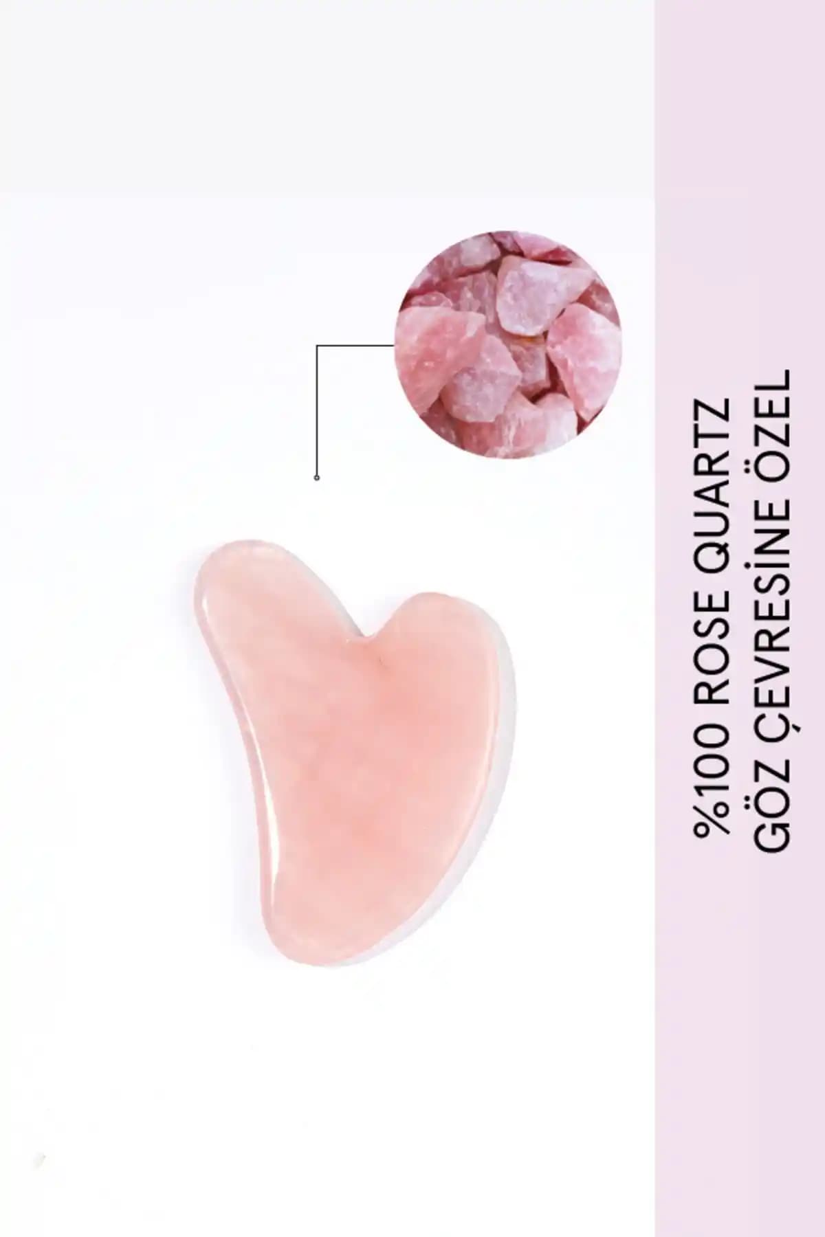 Pelcare Rose Quartz Heart Gua Sha ile Doğal Güzellik ve Cilt Sağlığı Destekleri