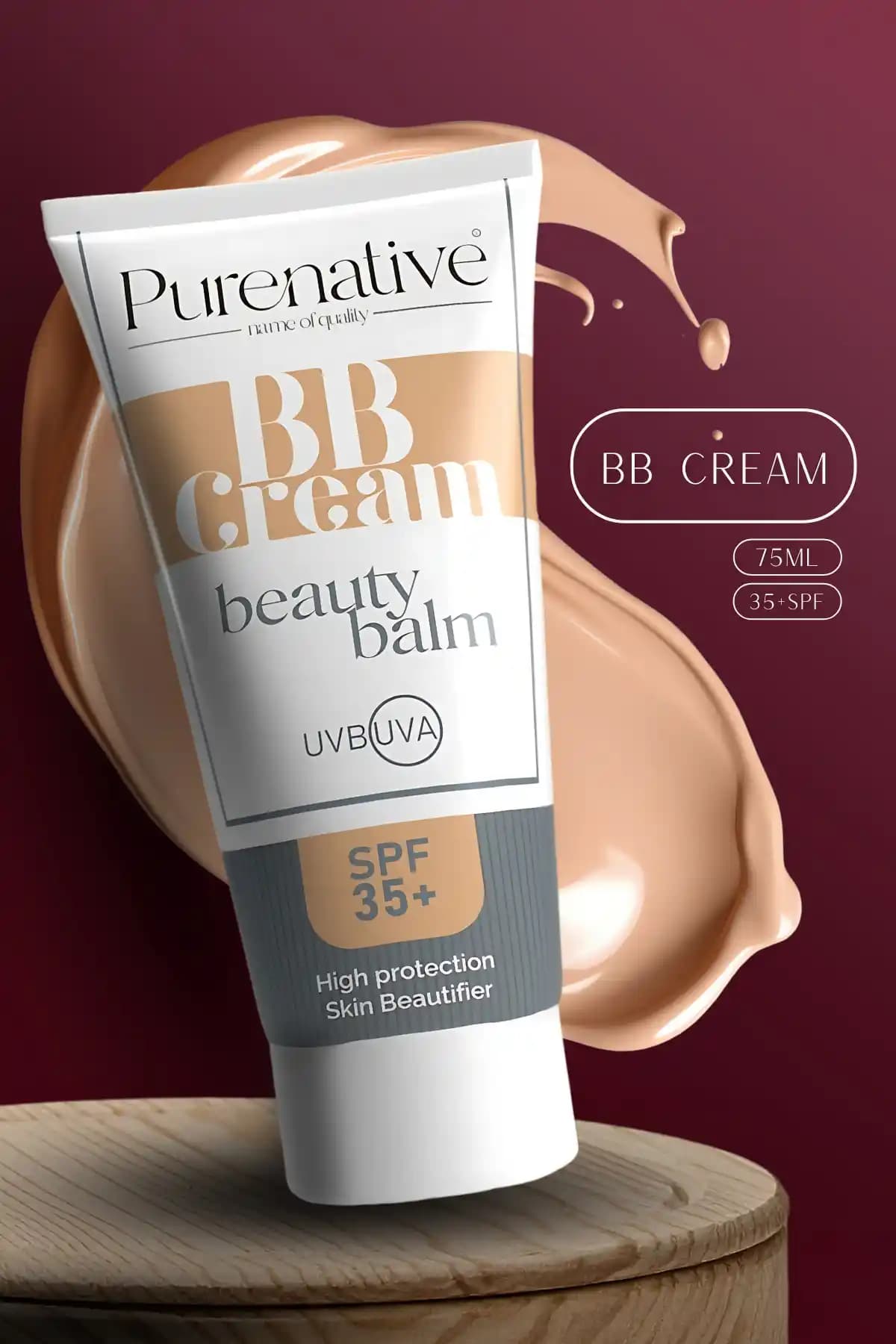 PURENATIVE 75 ml Gül Özlü Cilt Onarıcı ve Koruyucu BB Kremi Ürün Tanıtımı ve Özellikleri