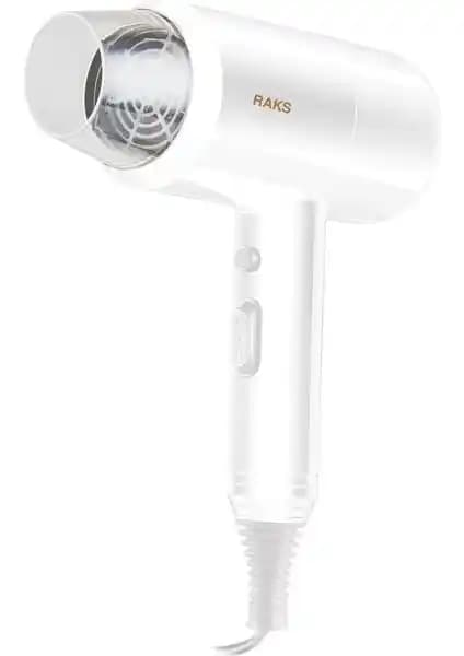 Raks Alya Beyaz Saç Kurutma Makinesi Güçlü Performans ve Şık Tasarım