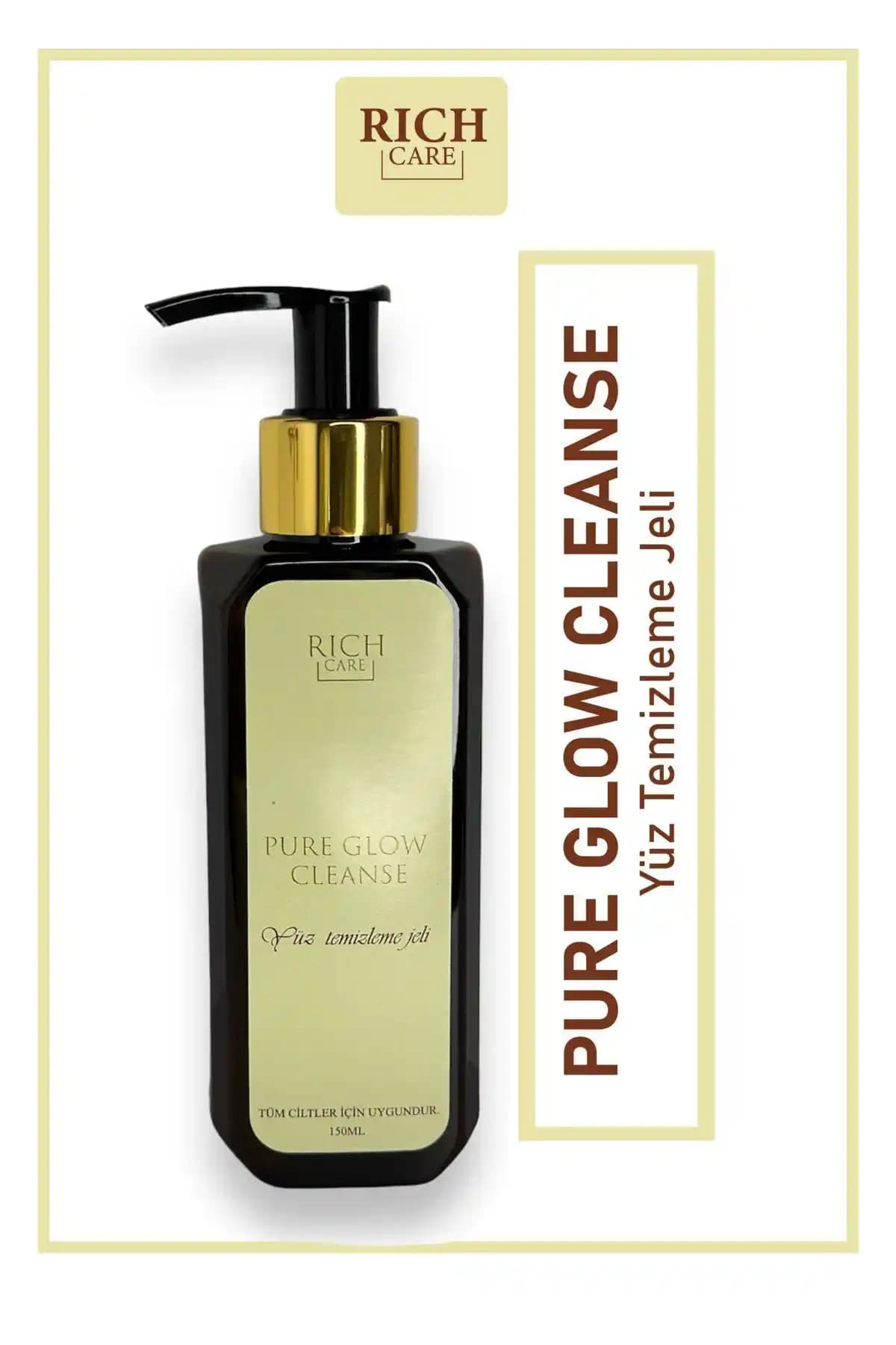 Rich Care Yüz Temizleme Jeli: Karma ve Yağlı Ciltler İçin Derinlemesine Temizlik ve Bakım