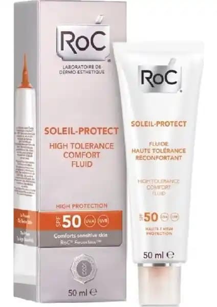 Roc Soleil Sensitive Yüz Güneş Kremi 50+ SPF Hassas ve Karma Ciltler İçin Güçlü Koruma