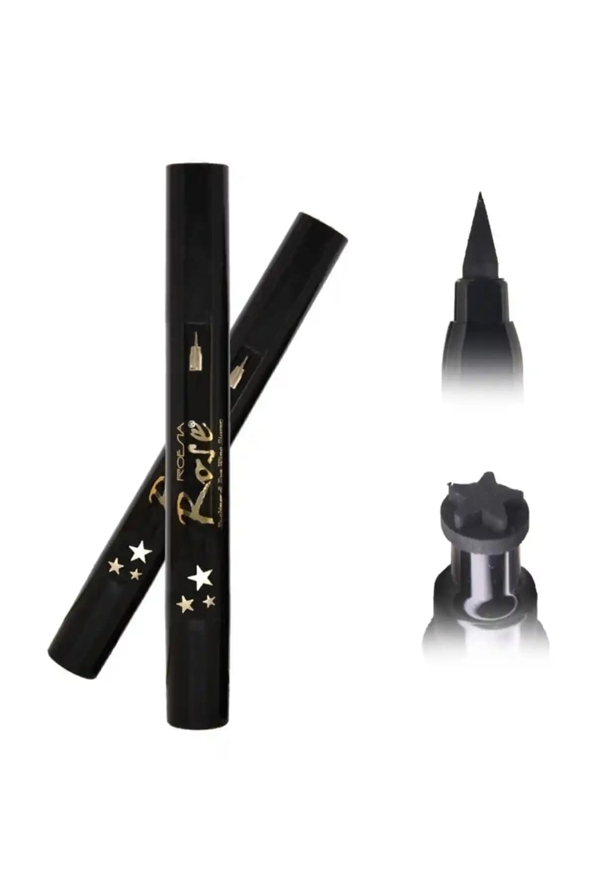 Roesıa Rose Cosmetics Yıldız Bir Tarafı Kalem ve Yıldız Baskılı Sıvı Eyeliner Tanıtımı