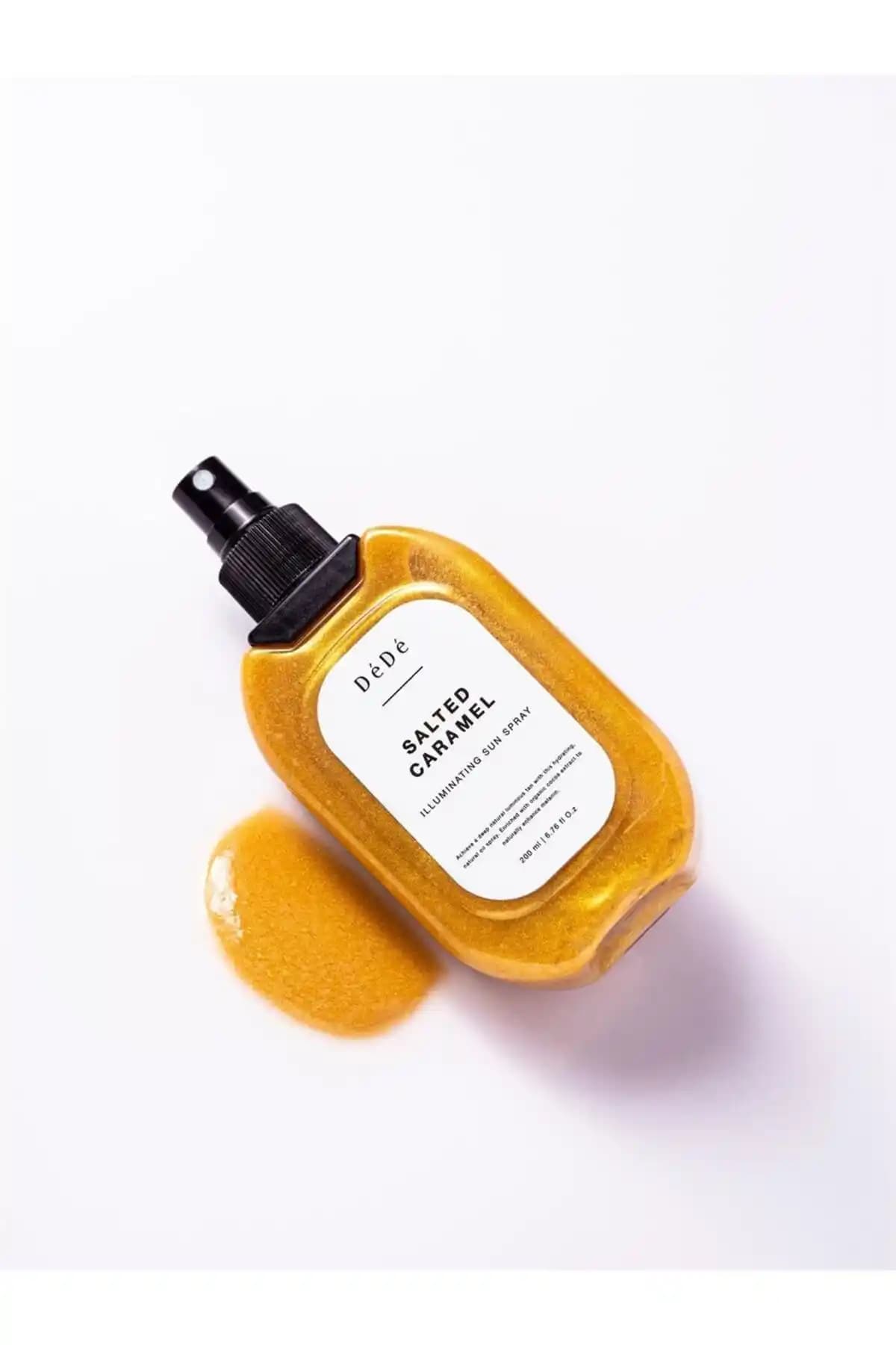 Salted Caramel Aromalı Işıltılı Bronzlaştırıcı Vücut Yağı - Nemlendirici ve Parlaklık Sağlayan Ürün