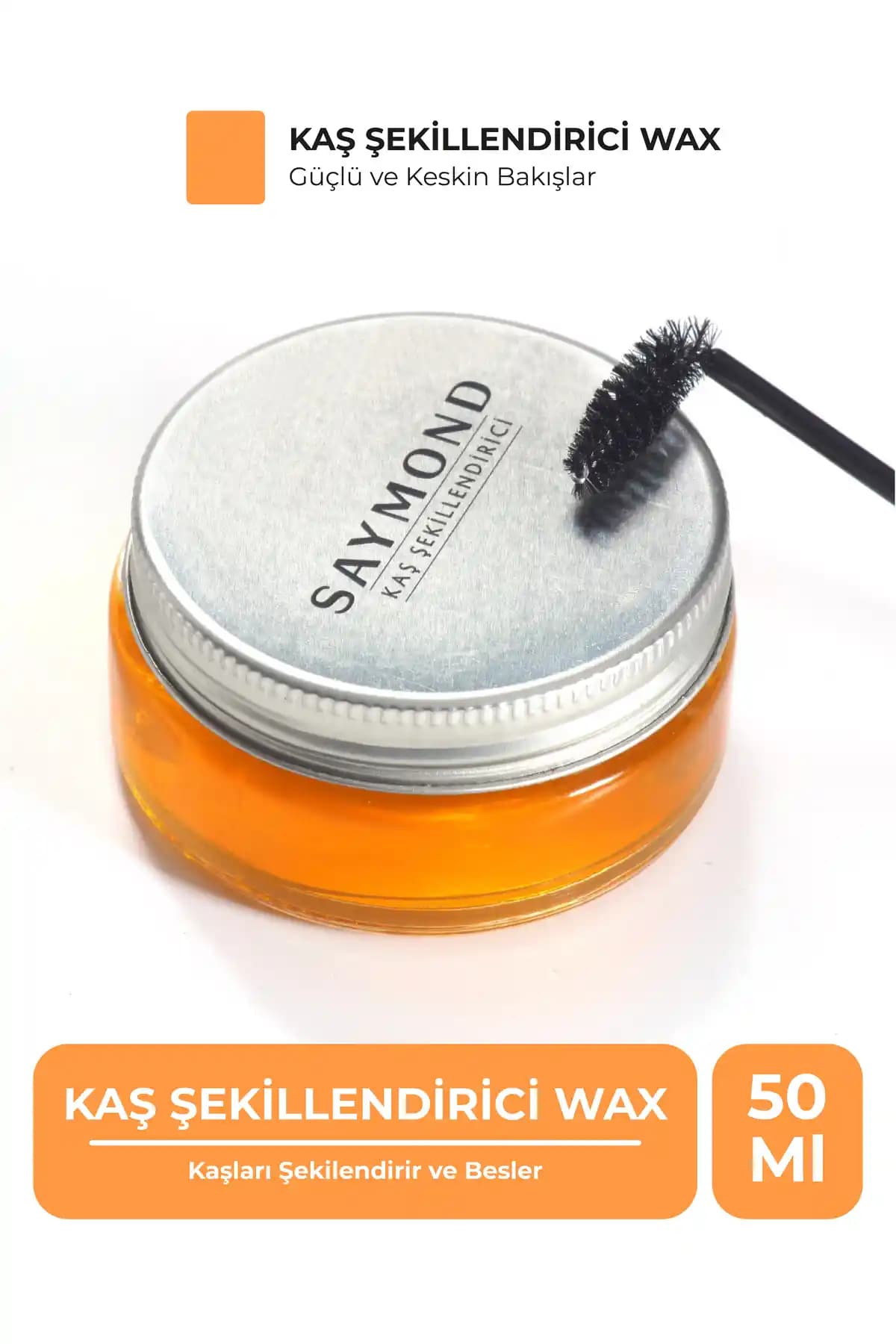 SAYMOND Kaş Şekillendirici ve Sabitleyici Wax: Uzun Süre Kalıcı ve Doğal Görünüm Sağlayan Ürün