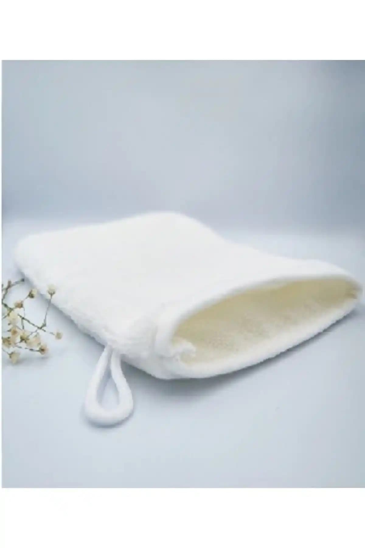 SB SizinBazar Beyaz Makyaj ve Yüz Temizleme Eldiveni: Hassas ve Derinlemesine Temizlik İçin Uygun Çözüm