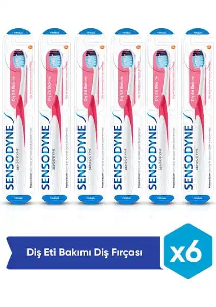 Sensodyne Diş Eti Bakımı Yüksek Diş Fırçası X6: Hassas Dişler ve Diş Eti Sağlığı İçin Güvenilir Çözüm