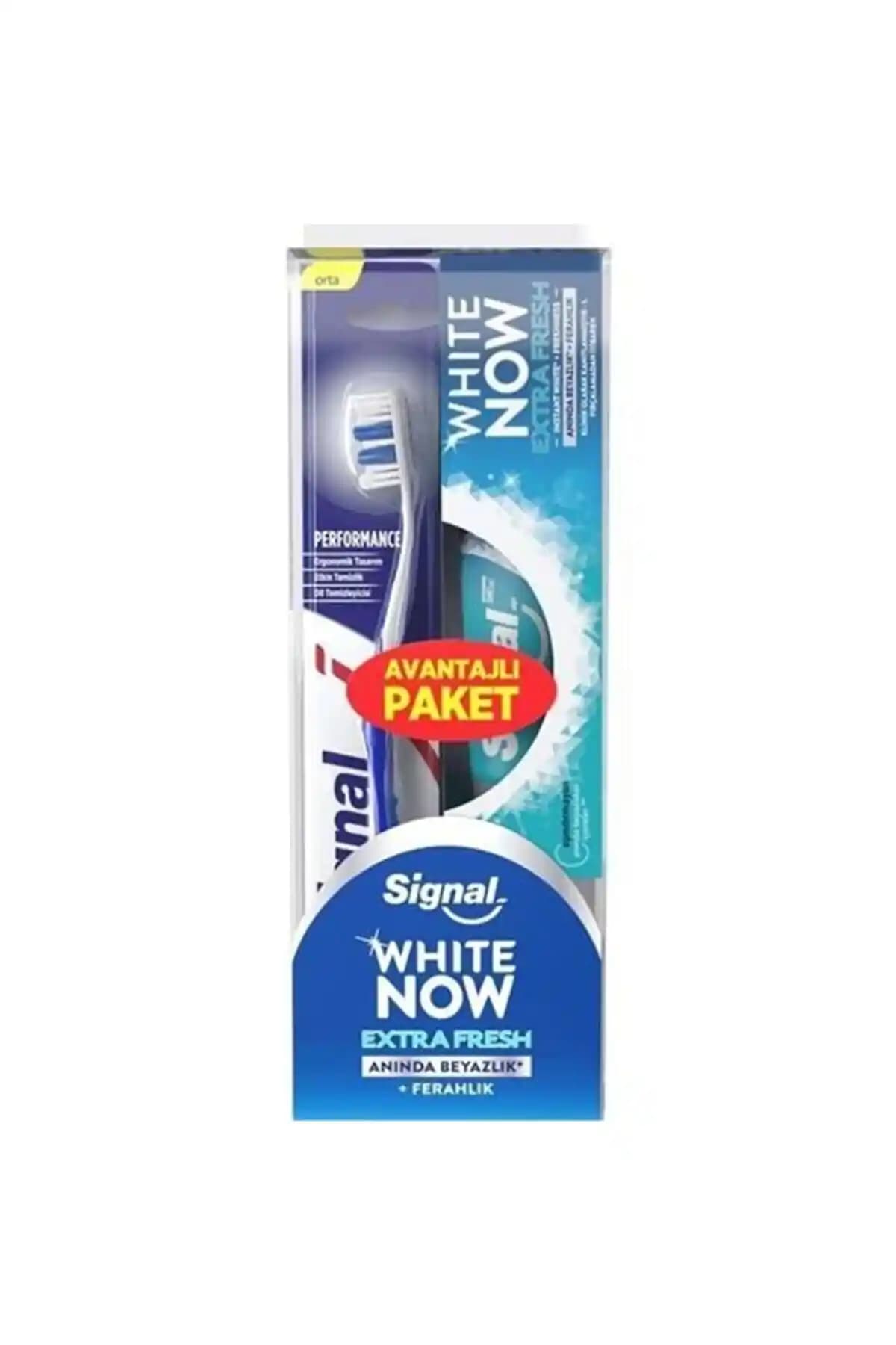 Signal White Now Extra Fresh Diş Macunu ve Fırçası ile Parlak ve Sağlıklı Gülüşler