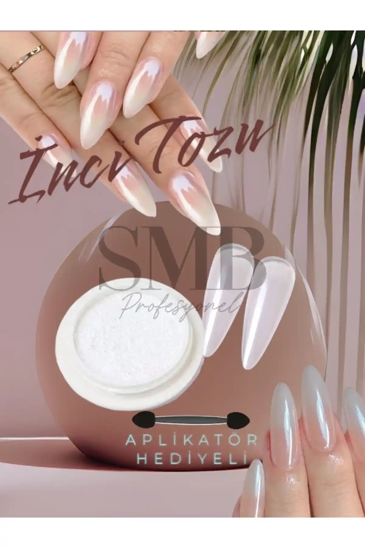 SMB Profesyonel İnci Tozu Beyaz Kalıcı Oje ile Tırnaklarınızda Şıklık ve Parlaklık