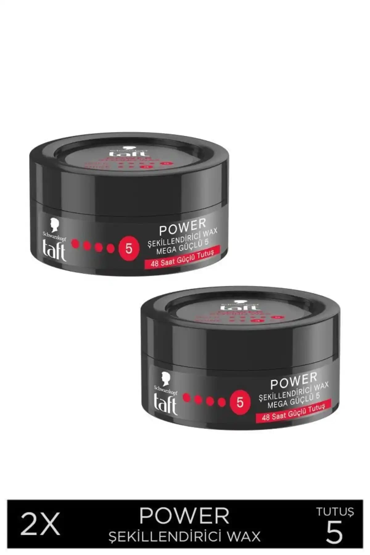 Taft Ultimate Wax 75 ml X 2 Paket Profesyonel ve Günlük Saç Şekillendirme Ürünü