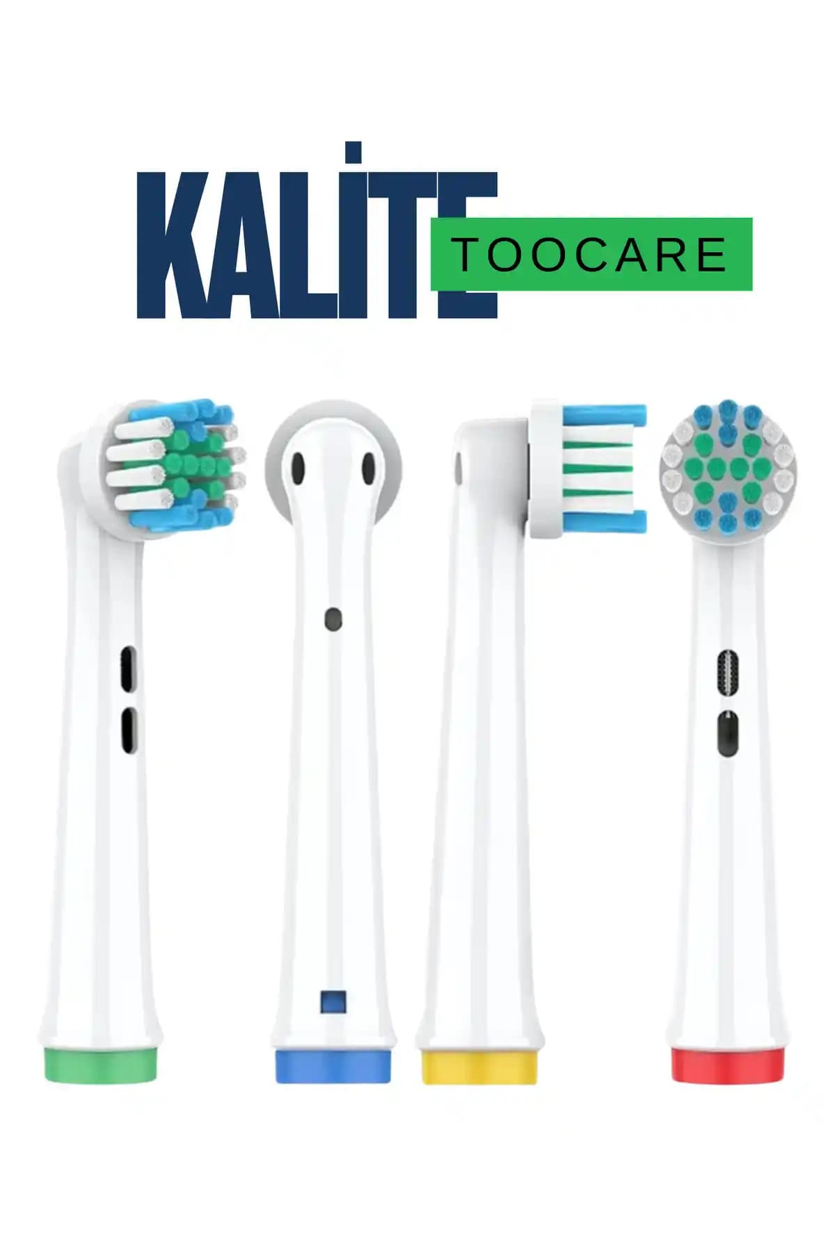 Toocare Yedek Başlıklar Oral-B ve Braun Uyumlu Güçlü ve Nazik Temizlik İçin Ideal Seçenekler