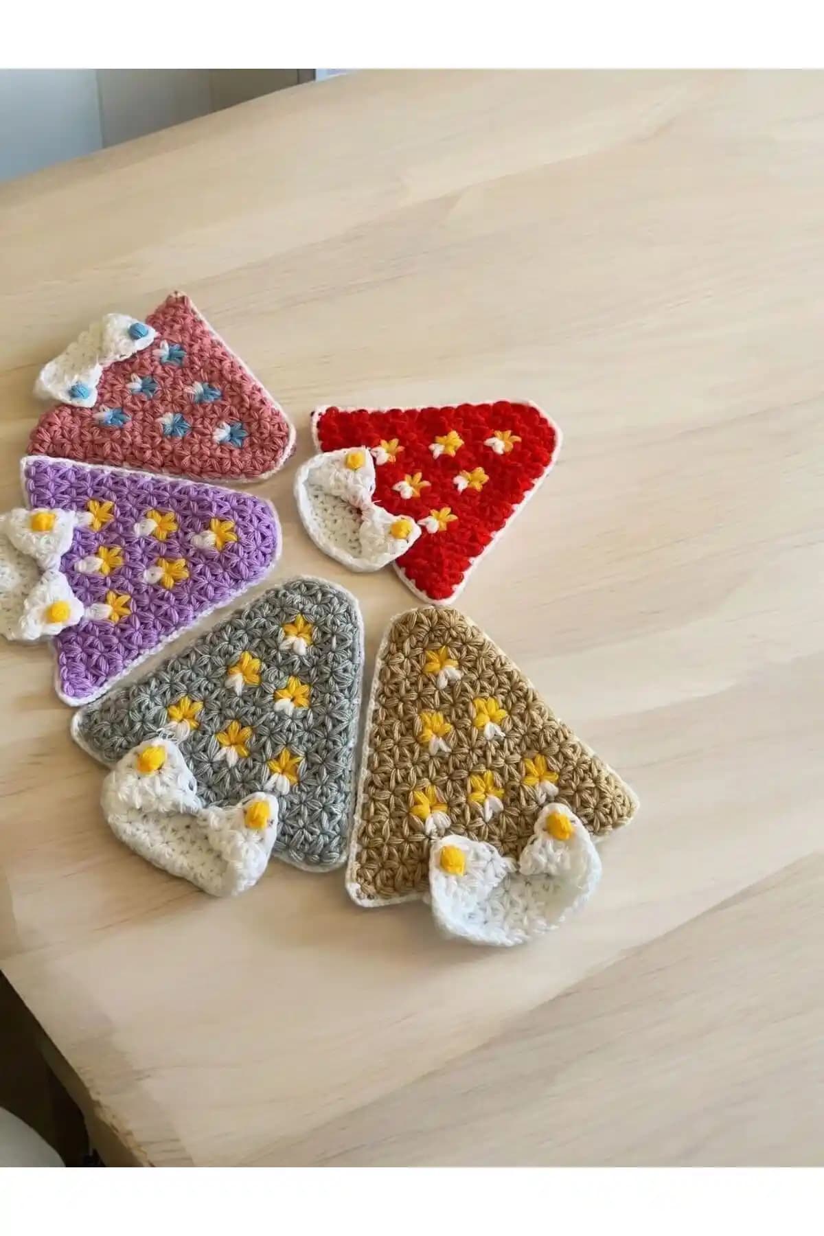 Trend İmbel Örgüsü 5 Renkli Kalpli Lifler Estetik ve Fonksiyonel Kullanım İçin Uygun