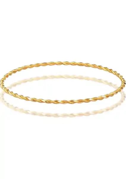 Tuğrul Kuyumculuk 22 Ayar Burma Bilezik - Zarif ve Dayanıklı Altın Takı Seçeneği