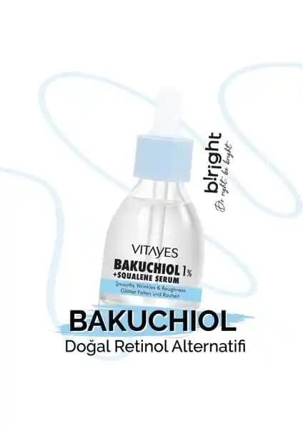 Vitayes Retinol Alternatifi Bakuchiol ve Squalene İçeren Doğal Cilt Serumu Ürün Tanıtımı ve Faydaları