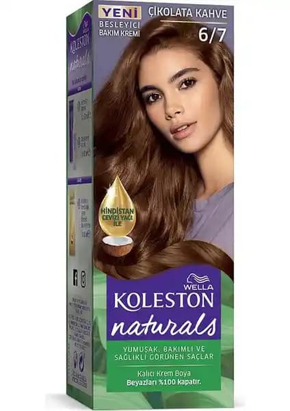 Wella Koleston Naturals 6/7 Çikolata Kahve Saç Boyası Yüksek Kalite ve Doğal Görünüm İçin