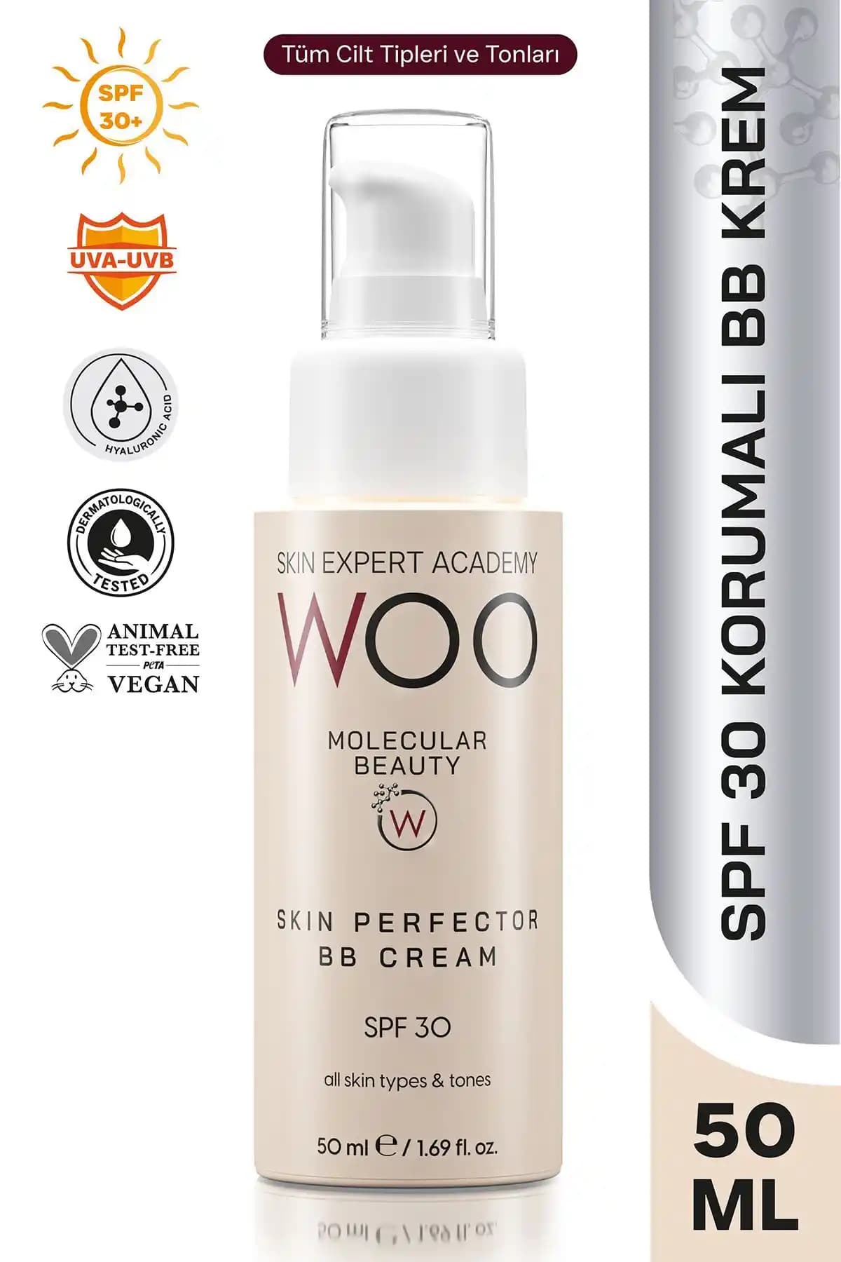 WOO Skin Expert Academy Skin Perfector: Güneş Koruyucu ve Kusur Gizleyici BB Krem
