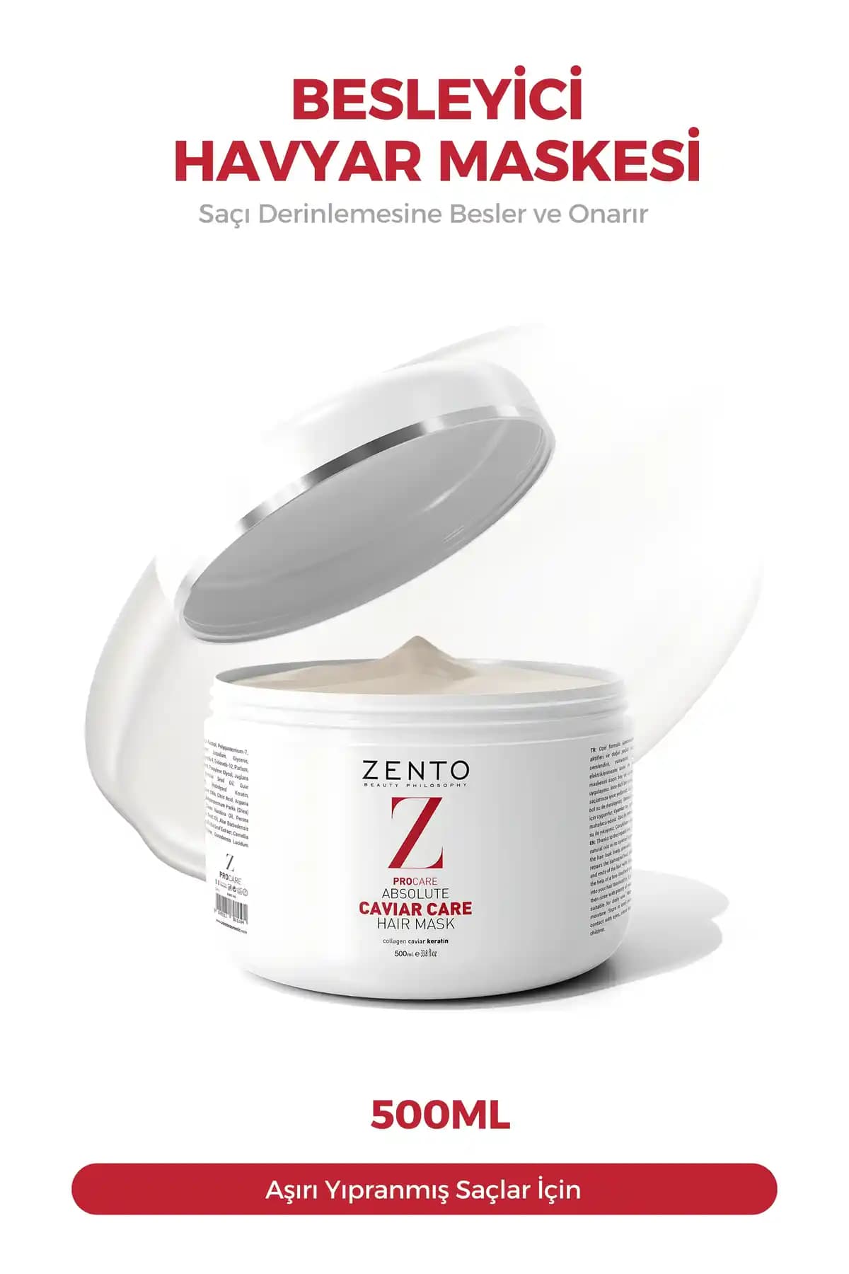 ZENTO Pro Care Absolute Caviar Bakım Saç Maskesi: Saçlarınız İçin Lüks ve Etkili Bakım Çözümü