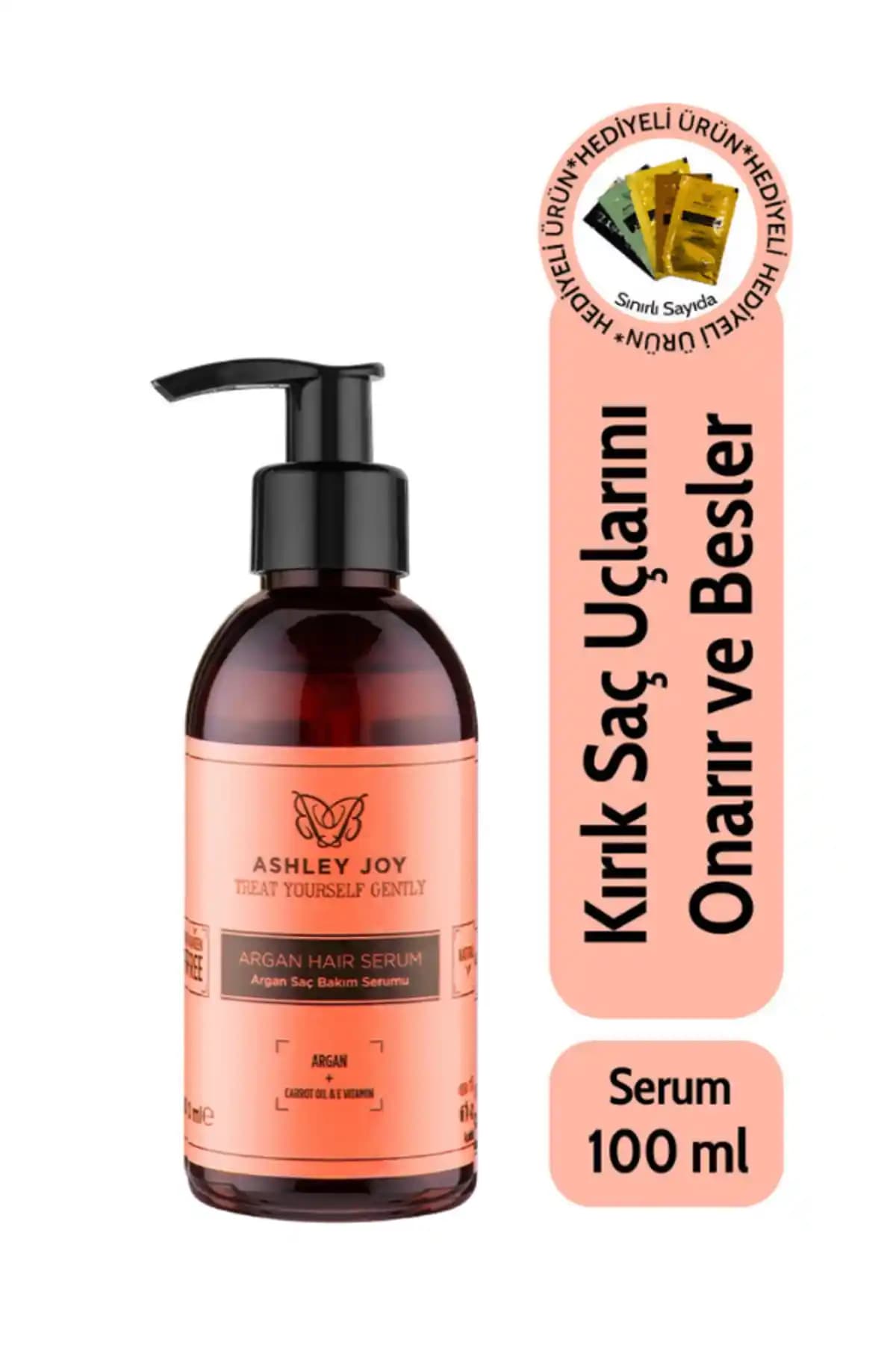 Ashley Joy Argan Yağı İçeren Saç Serumu: Onarıcı ve Besleyici Saç Bakım Ürünü