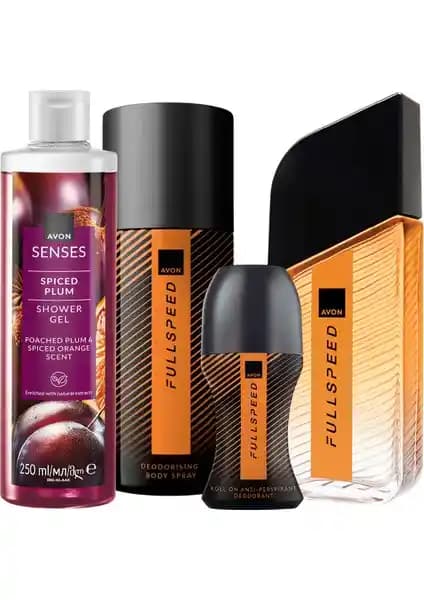Avon Full Speed Erkek Parfüm ve Deodorant Seti: Ferah ve Etkili Bakım Çözümü