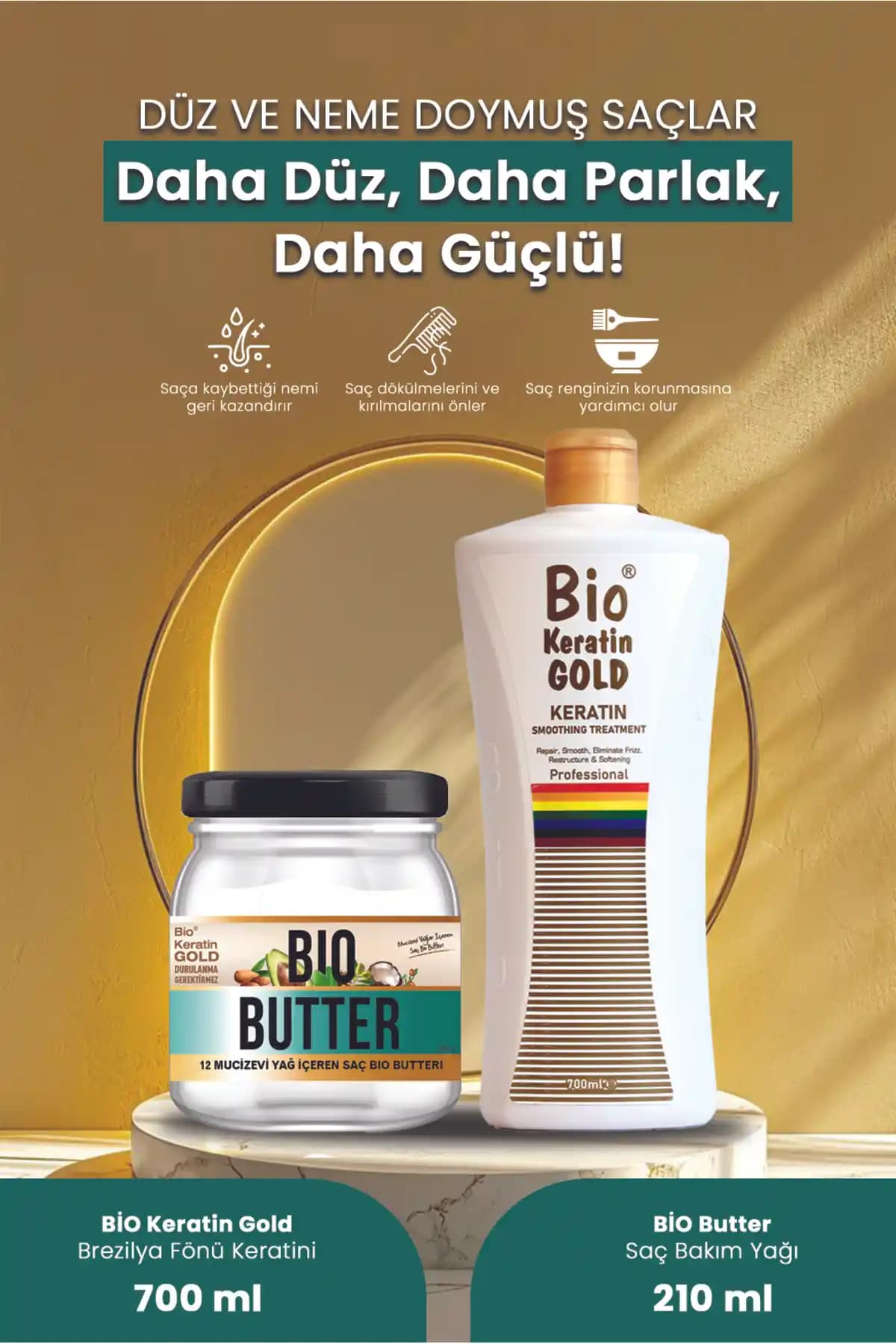 Bio Keratin Gold Brezilya Fönü ve Bio Butter Saç Bakım Yağı ile Saçlarınızda Yenilikçi Bakım Çözümleri