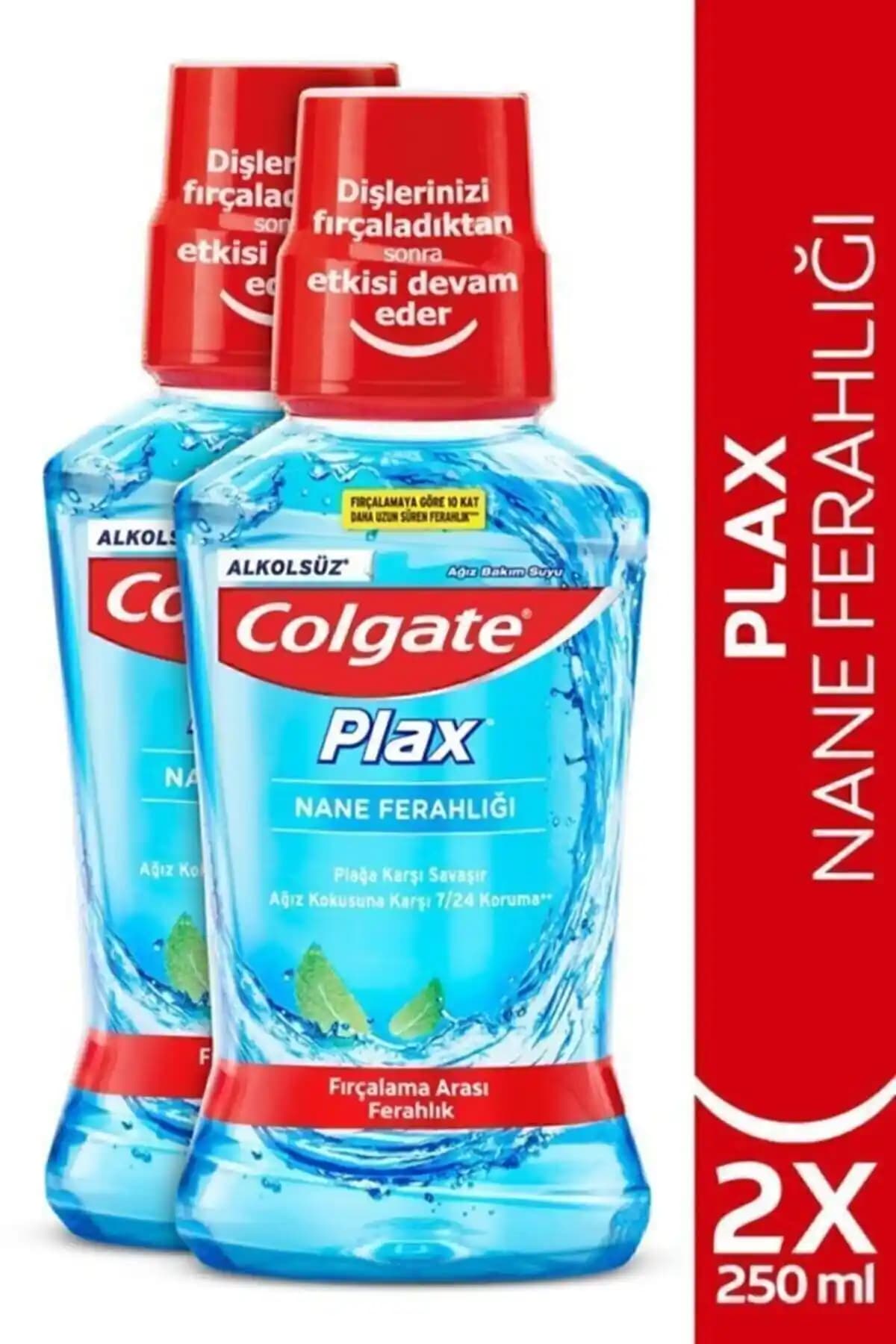 Colgate Plax Nane Ferahlığı Ağız Bakım Suyu 250 ml Güvenilir ve Ferahlatıcı Ağız Hijyeni Ürünü