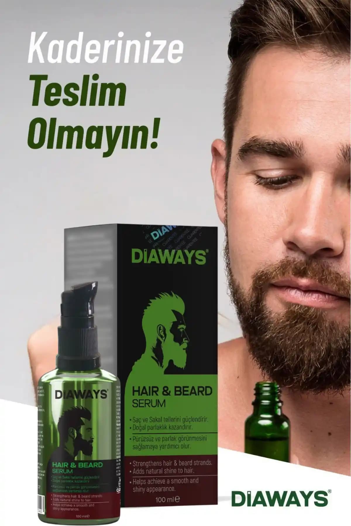 DİAWAYS Saç ve Sakal Serumu: Saç ve Sakal Sağlığını Destekleyen Güçlü Formül